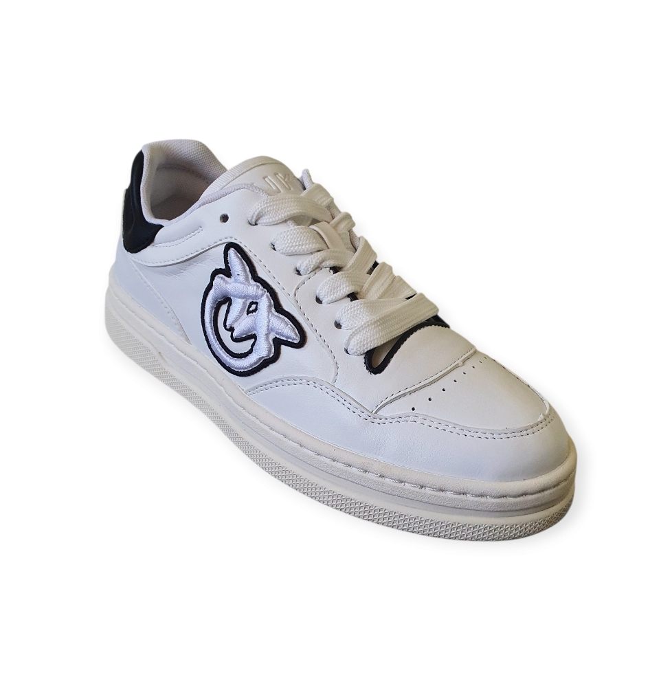 SS0078 PO01 Mandy11 sneaker calf leat white-black